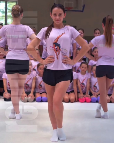 GYMNASTICS ACADEMY | Koszulka taliowana KR | PES LIGHT| rennWEAR