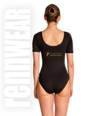 LA PASSIONE | Body z krótkim rękawem L100K | lycra | HAFT | rennWEAR