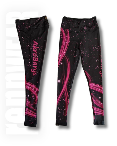 AKROBARYS | Długie legginsy z wysokim stanem | rennWEAR