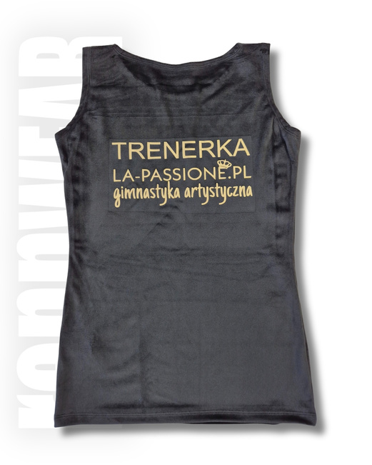 LA PASSIONE | Koszulka klubowa trenerska BR + PERSONALIZACJA | welur | folia | rennWEAR