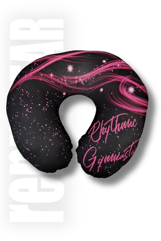 FUCHSIA SKY Poduszka podróżna - Rogal podróżny | sublimacja | rennWEAR