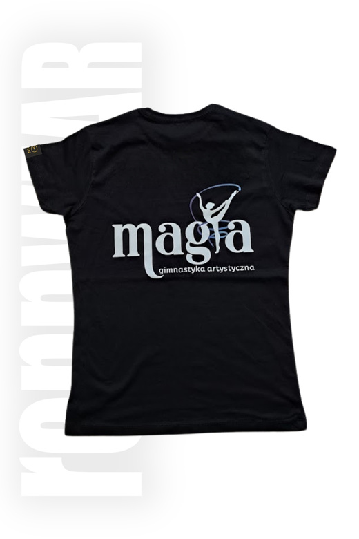 MAGIA | T-shirt damski czarny | rennWEAR