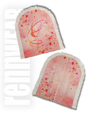 Pokrowiec na odzież strój startowy z falbanką | rennWEAR