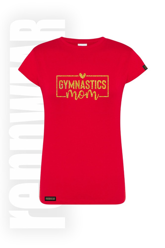 Studio Gwiazd | Koszulka Gymnastics Mom taliowana |