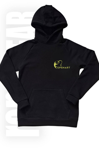 OPEN ART | Bluza klubowa wkładana z kapturem | rennWEAR