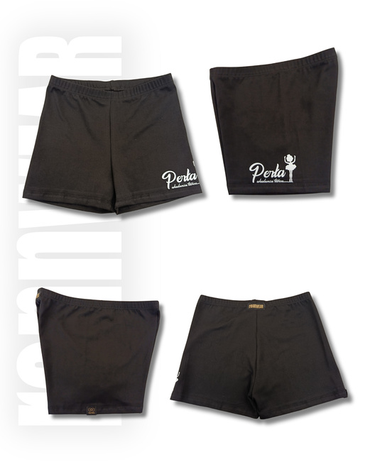 PERŁA | Szorty MINI czarny | Bawełna | DTF | rennWEAR