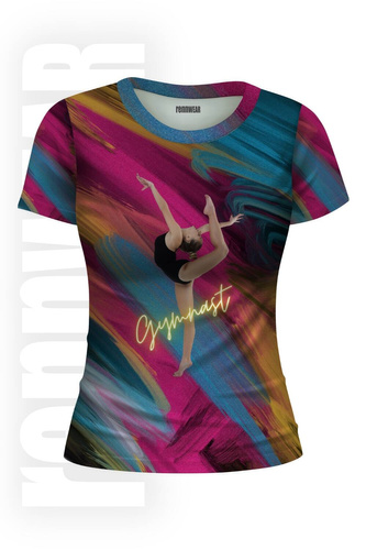 RAINBOW GYMNAST - Koszulka T-shirt