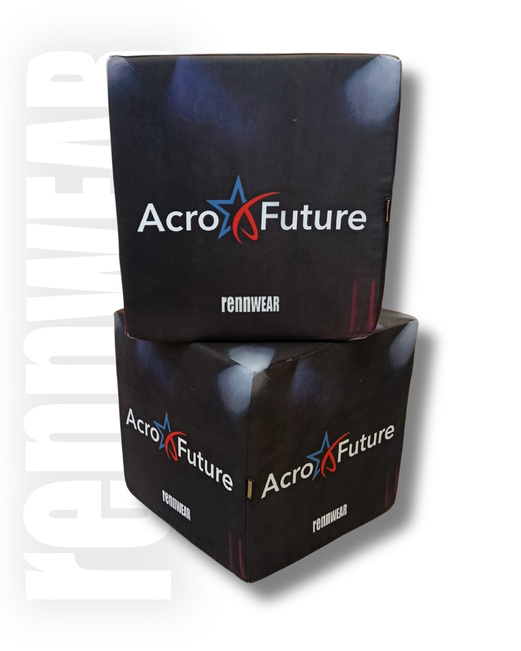 ACRO FUTURE | Kostka treningowa do ćwiczeń | Pufa |  40x40x40 cm | rennWEAR