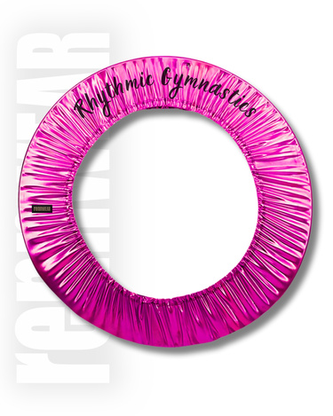 Pokrowiec na obręcz do gimnastyki artystycznej | fuksjowy | LAMA | rennWEAR