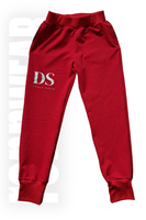 D-DANCE | Spodnie klubowe (dresówka) + ZNAKOWANIE 2 KOLORY | czerwony | rennWEAR