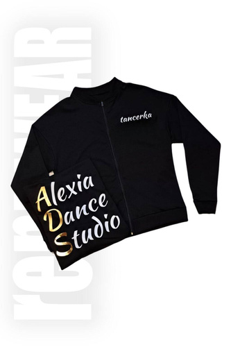Bluza klubowa z zamkiem Koledżówka / ALEXIA DANCE STUDIO