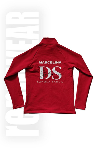 D-DANCE | Bluza klubowa z zamkiem (dresówka) + ZNAKOWANIE 2 KOLORY + PERSONALIZACJA | rennWEAR
