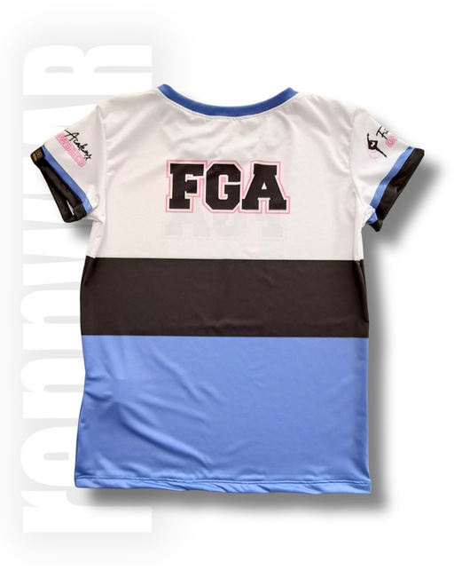 FGA | Koszulka prosta klubowa KR niebieska | sublimacja | rennWEAR