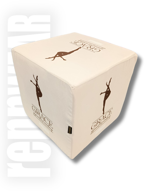 Kostka treningowa rennWEAR 40x40x40 cm | PRODUKT z LOGO i GRAFIKĄ KLIENTA