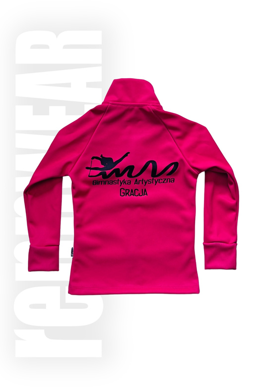 GRACJA | Bluza reprezentacyjna fuksjowy | sublimacja full print | rennWEAR