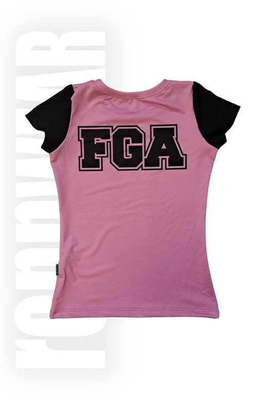 FGA | Koszulka klubowa fuksja czarny | rennWEAR