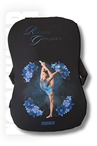 RG BLUE KWIATY | Poduszka na plecy