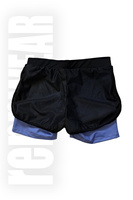 FGA | Spodenki klubowe niebieski czarny (sublimacja full print) | rennWEAR