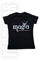 MAGIA | T-shirt damski czarny | rennWEAR
