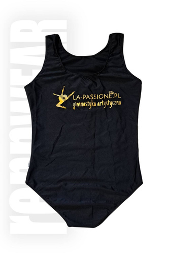 Gymnastic Training Body with Short Sleeve B100K Black