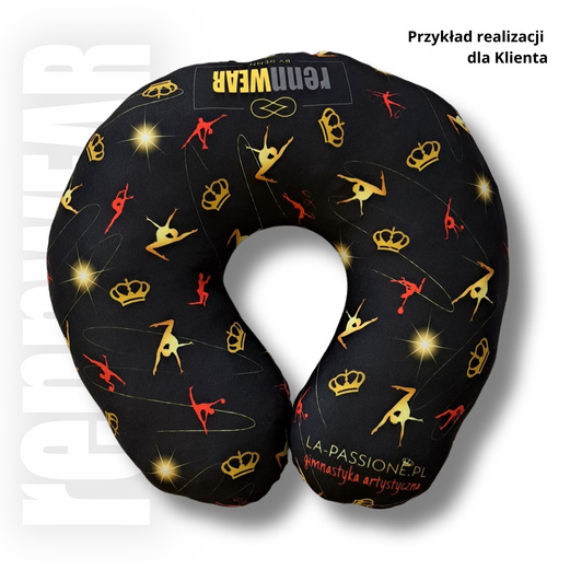 Rogal podróżny | Poduszka podróżna | rennWEAR | PRODUKT z LOGO i GRAFIKĄ KLIENTA