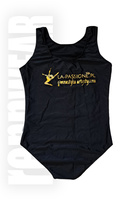 Gymnastic Training Body with Short Sleeve B100K Black
