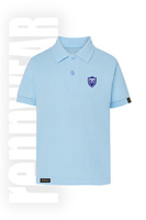 SP 64 Ww | T-shirt polo z nadrukiem LA VITA CANTARE - SK (Sky BLUE) | PRODUKT z LOGO i GRAFIKĄ KLIENTA