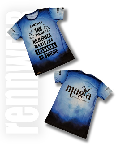 MAGIA | Koszulka trenerska urodzinowa | sublimacja | rennWEAR