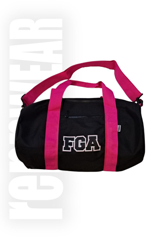 FGA | Torba 50x25x25 cm czarny-fuksjowy