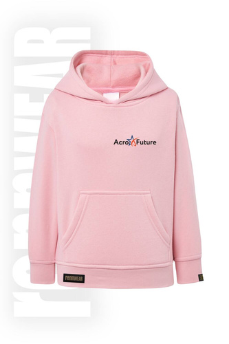 ACRO FUTURE | Bluza z kapturem różowy
