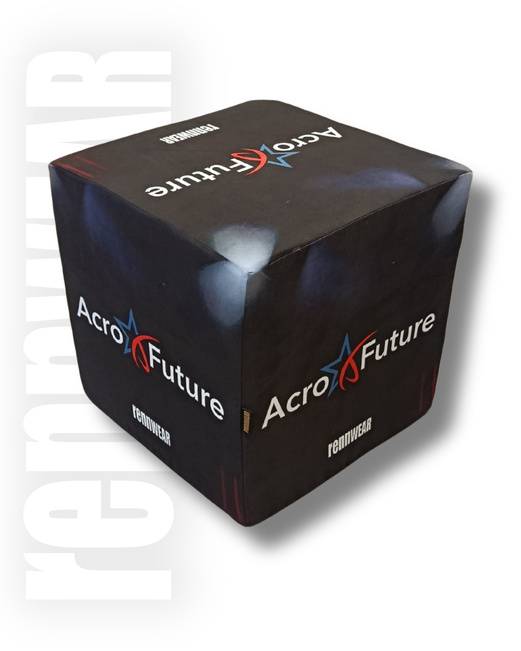 ACRO FUTURE | Kostka treningowa do ćwiczeń | Pufa |  40x40x40 cm | rennWEAR