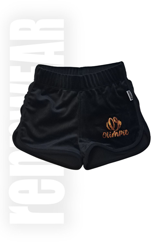 OLIMPIC | Komplet POLAND (bluzka + szorty) pomarańczowy czarny | rennWEAR