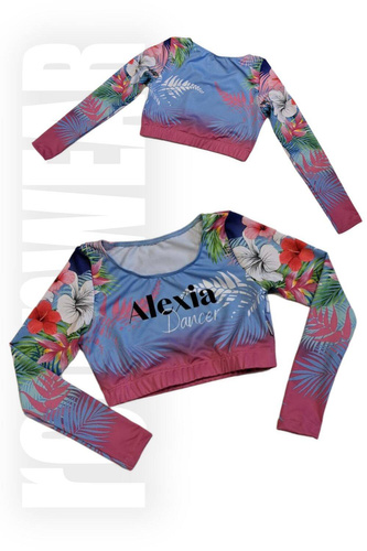 ALEXIA DANCE STUDIO | Top (sublimacja full print) | rennWEAR