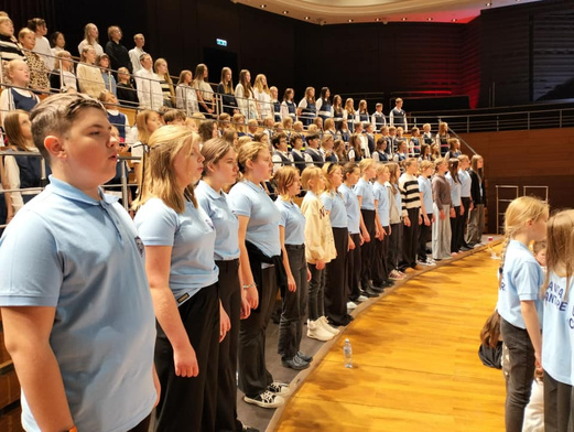 SP 64 Ww | T-shirt polo z nadrukiem LA VITA CANTARE - SK (Sky BLUE) | PRODUKT z LOGO i GRAFIKĄ KLIENTA