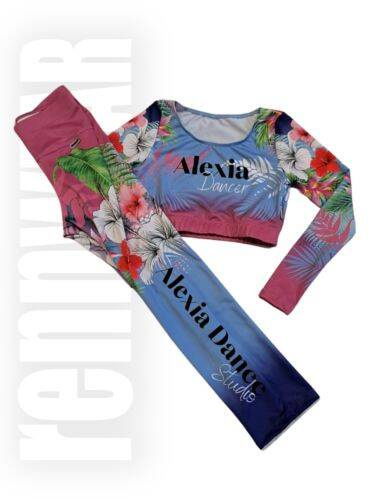 ALEXIA DANCE STUDIO | Komplet Top i Legginsy (sublimacja full print) | rennWEAR