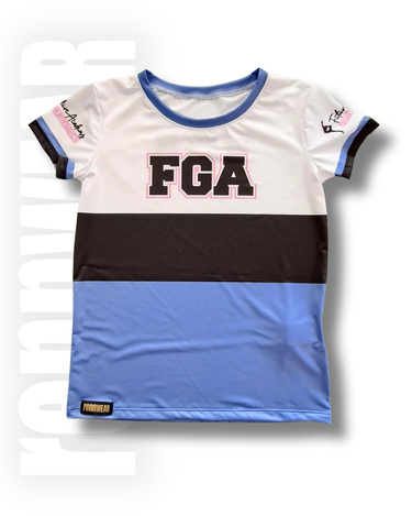 FGA | Koszulka prosta klubowa KR niebieska | sublimacja | rennWEAR