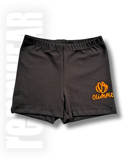 OLIMPIC | Krótkie spodenki, bawełna (logo pomarańczowe) | rennWEAR
