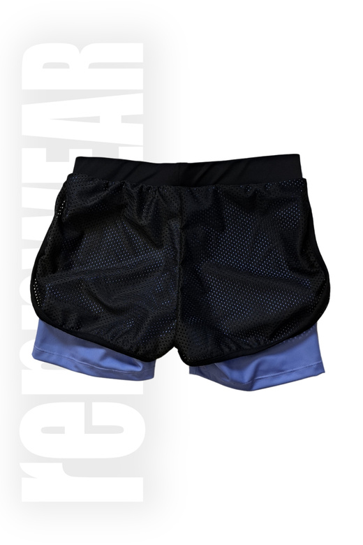 FGA | Spodenki klubowe niebieski czarny (sublimacja full print) | rennWEAR