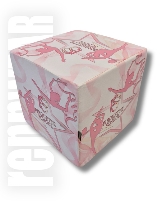 Kostka treningowa rennWEAR 40x40x40 cm | PRODUKT z LOGO i GRAFIKĄ KLIENTA