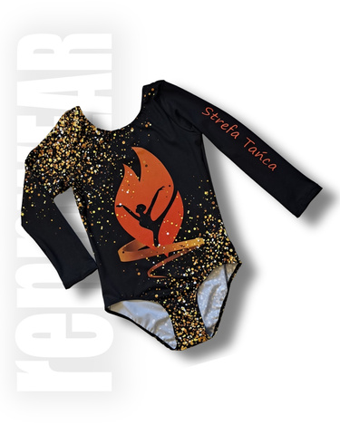 STREFA TAŃCA | Body z długim rękawem | sublimacja | rennWEAR