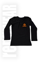 OLIMPIC | Koszula DR (długi rękaw, V-neck), bawełna (logo pomarańczowe) | rennWEAR