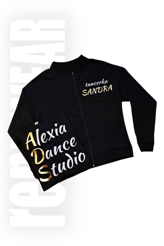 ALEXIA DANCE STUDIO | Bluza klubowa z zamkiem Koledżówka + ZNAKOWANIE + PERSONALIZACJA | rennWEAR