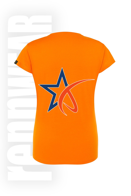 ACRO FUTURE | T-shirt damski pomarańczowy