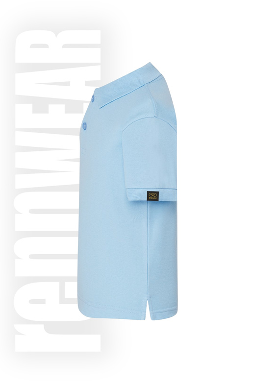SP 64 Ww | T-shirt polo z nadrukiem LA VITA CANTARE - SK (Sky BLUE)