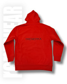 Bluza wkładana z kapturem | folia brokatowa