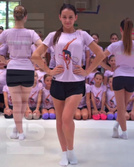 GYMNASTICS ACADEMY | Koszulka taliowana KR | PES LIGHT| rennWEAR
