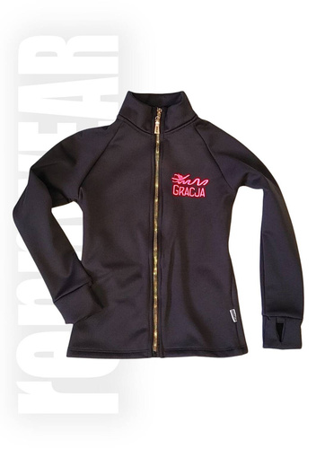 GRACJA | Bluza klubowa z zamkiem | folia | rennWEAR