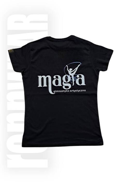 T-shirt damski TRENERKA czarny / MAGIA