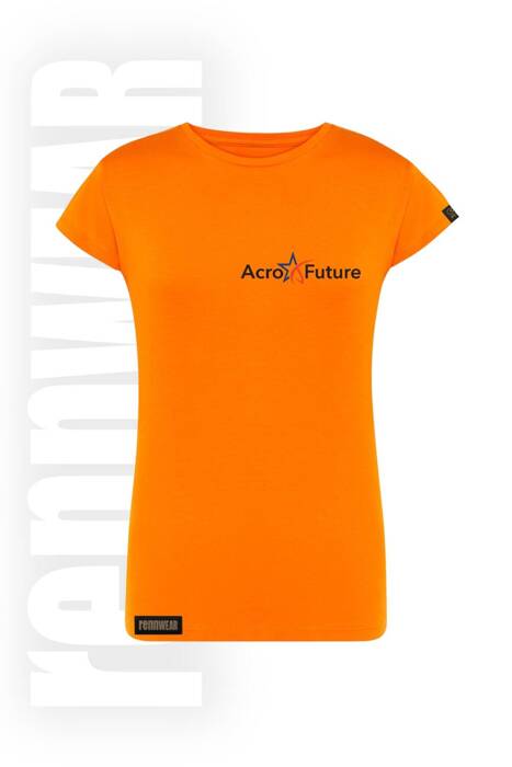 T-shirt damski pomarańczowy / Acro Future