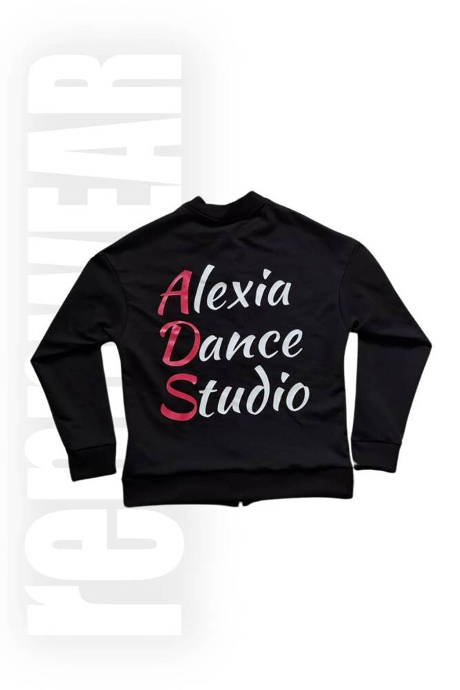 Bluza klubowa z zamkiem "Koledżówka" / ALEXIA DANCE STUDIO